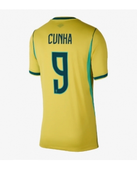 Billige Fotballdrakt Brasil Matheus Cunha #9 Replika Hjemmedrakt Dame VM 2026 Kortermet Billige Fotballdrakt Brasil Matheus Cunha #9 Replika Hjemmedrakt Dame VM 2026 Kortermet